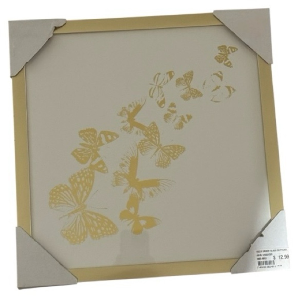 Gold Butterfly Wall Art Decor